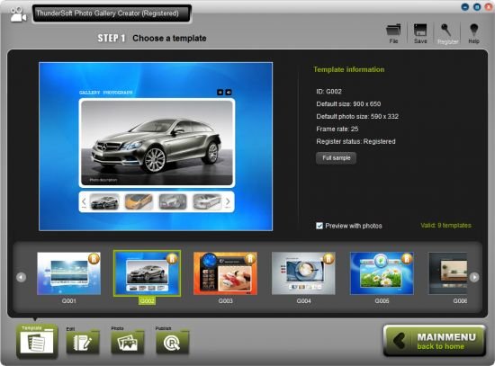 ThunderSoft Photo Gallery Creator 3.3.0