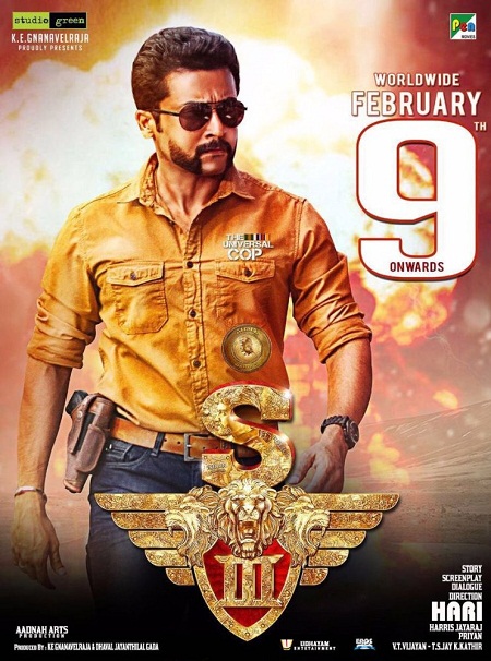 Si3 - Singam 3 (2017) Tamil - 720p - WEB-HD - AVC - AAC - ESub [TK]