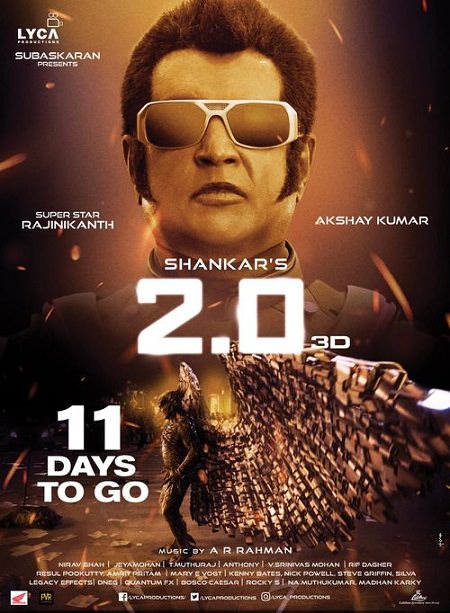 2.0 (2018) Tamil - 720p - PreDVDRip - x264 - MP3-MTR