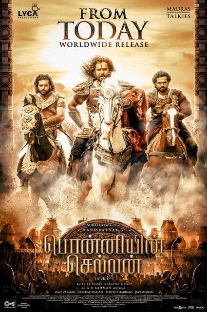 Ponniyin Selvan Part 1 (2022) 720p HDRip HEVC DD5 1 Sub Multi Audios-BWT Exclusive