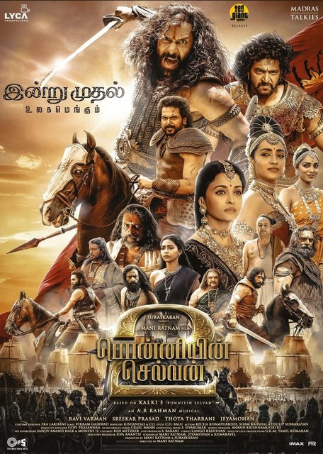 Ponniyin Selvan 2 (2023) 1080p WEB-DL AVC DD5 1 ESub Multi Audios-BWT Exclusive