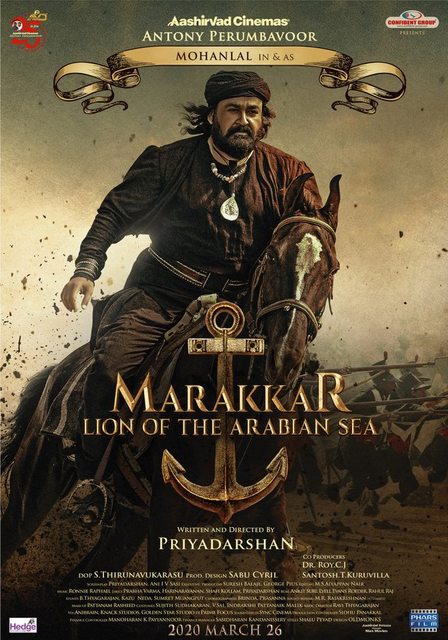 Marakkar Arabikkadalinte Simham (2021) Malayalam 1080p WEB-HD AVC DD5 1 ESub-BWT