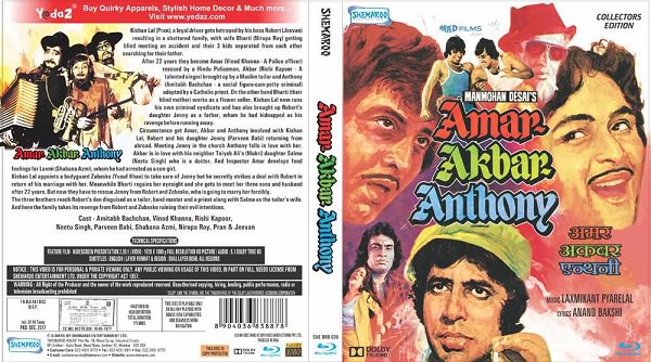 Amar Akbar Anthony (1977) HQ 1080p - Blu-ray - x264 - TrueHD5.1 - DDR Exclusive