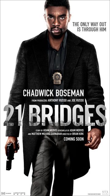 21 Bridges (2019) 720p BluRay x264 [Multi Audio][Hindi+Tamil+Telugu+English] BWT Exclusive
